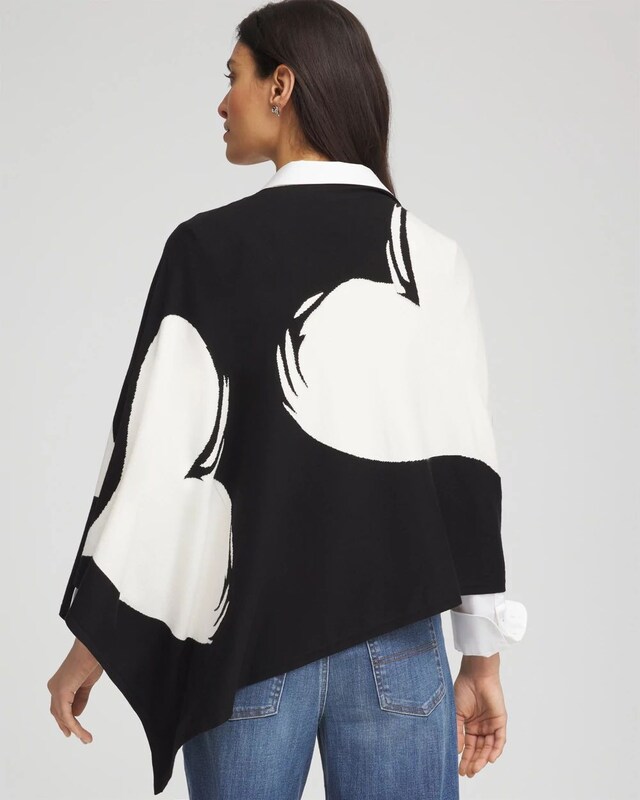 Love Brush Convertible Sweater Poncho - image 3
